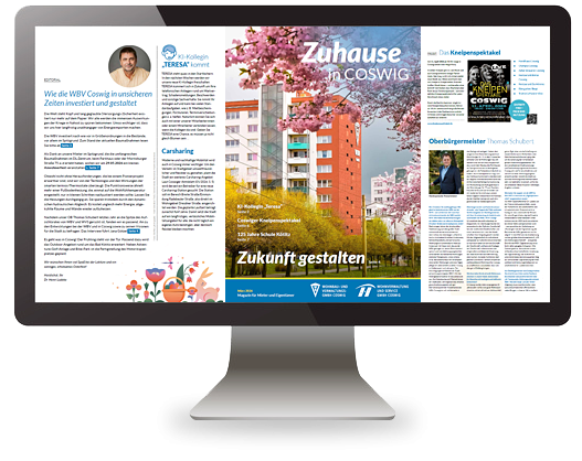 Cover der Mieterzeitung 03 2026 Thema Zukunft gestalten