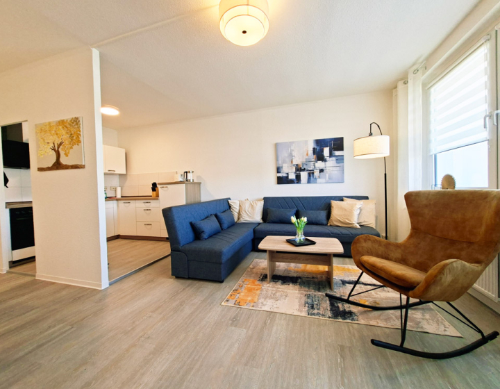 Gästewohnung Am Ringpark 3a - gemütliche Sitzlandschaft
