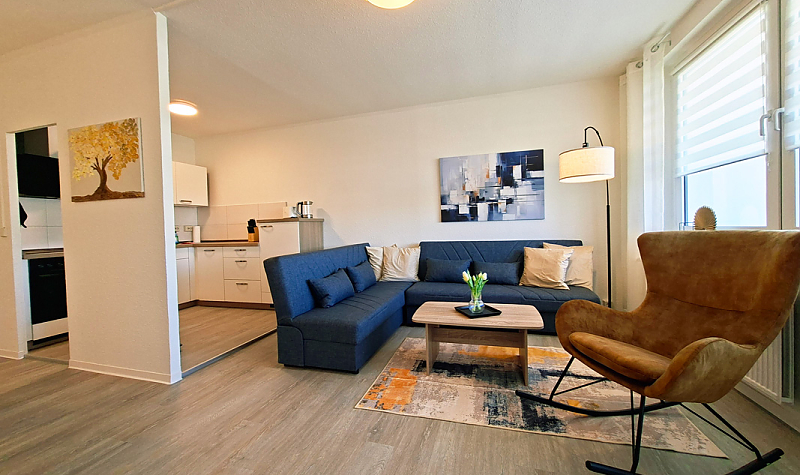 Gästewohnung Am Ringpark 3a - gemütliche Sitzlandschaft